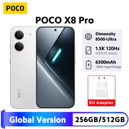 Global Version POCO X8 Pro 5G Smartphone Dimensity 8500-Ultra 6500mAh battery 6.59" 1.5K 120Hz AMOLED display 100W Charging NFC