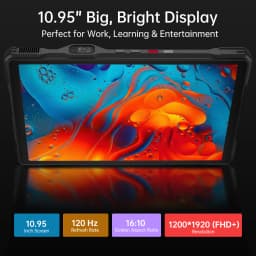 Unihertz 8849 Tank Pad Ultra-Global 1st Rugged Tablet with 260-lumen 1080PProjector, Night Vision Large Battery
