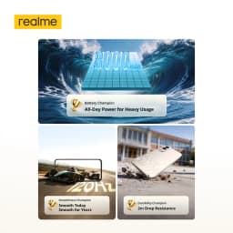 [In Stock] realme C100x Smartphone 8000mAh Battery 45W Charge 6.8" 120Hz LCD Display NFC 50MP Camera IP64