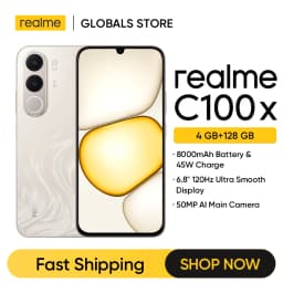 [In Stock] realme C100x Smartphone 8000mAh Battery 45W Charge 6.8" 120Hz LCD Display NFC 50MP Camera IP64