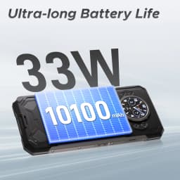 DOOGEE S200 5G Rugged Phone 12GB 256GB 1.32" AMOLED Rear Display Dimensity 7050 100MP Camera 10100mAh NFC Smartphone