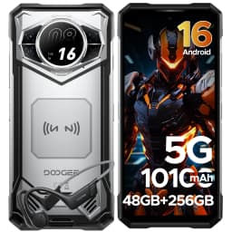 DOOGEE S200 5G Rugged Phone 12GB 256GB 1.32" AMOLED Rear Display Dimensity 7050 100MP Camera 10100mAh NFC Smartphone