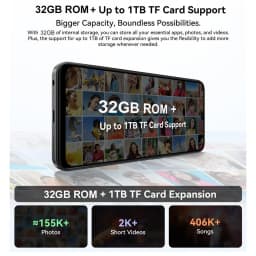 Blackview WAVE 10C Smartphone 6.88'' HD+IPS Display 5000mAh Battery 4GB+32GB / 128GB Unisoc Cell Phone 32MP Camera 4G Android 16