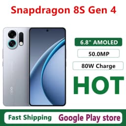 Original Oppo K13 Turbo Pro Mobile Phone Snapdragon 8s Gen 4 OTA 6.8" AMOLED 50.0MP Camera 80W Charge 7000mAh Battery