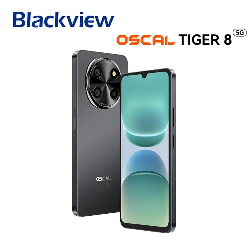 Blackview OSCAL TIGER 8 5G AI Smartphone 6.88"120Hz Display 8GB+128GB Storage Unisoc T8100 Processor 5000mAh Battery Android 15