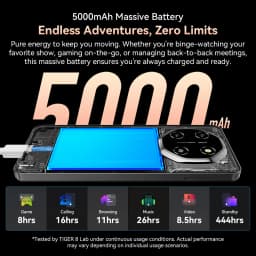 Blackview OSCAL TIGER 8 5G AI Smartphone 6.88"120Hz Display 8GB+128GB Storage Unisoc T8100 Processor 5000mAh Battery Android 15