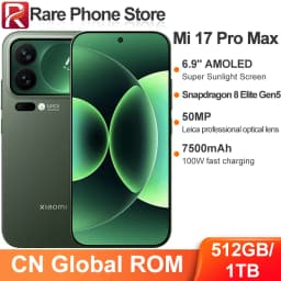CN Global ROM Xiaomi 17 Pro Max 256GB/512GB 6.9 inch AMOLED Screen Snapdragon 8 Elite Gen 5 7500mAh Battery 50MP+50MP Camera