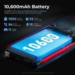 FOSSiBOT F101 P Octa Core Rugged 10600mAh 4GB 64GB Cellphone 24MP Camera 5.45" HD Screen IP68 Waterproof Mobile Phone Global