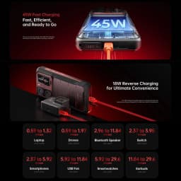 Oukitel WP300 Rugged Phone with Watch 12GB+512GB, 6.8 inch Android 15 camping Light MediaTek Dimensity 7050 NFC 5G Smartphone