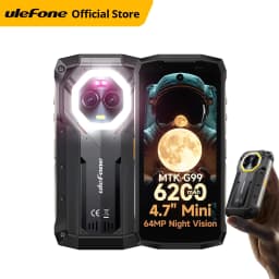 Ulefone Armor Mini 20 4G 4.7" Rugged Phone 64MP Night Camera Android 14 Smartphone 6200mAh Mobile Phone LED