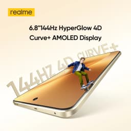 realme 15 Pro 5G Smartphone NFC Snapdragon 7 Gen 4 Chipset Triple 50MP Camera 6.8" 144Hz 4D Curve+ Display 7000mAh Battery 80W