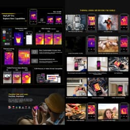 Ulefone Armor 27T Pro+ Rugged Phone 12GB+256GB 5G 6.78'' Thermal Imaging Night Vision 10600mAh Android 15 MTK 6300 Smartphone