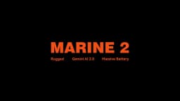 Blackview OSCAL Marine 2 Rugged Phone 4GB+64G/ 8GB+128GB 11000mAh Battery 6.56" HD+Display Unisoc T61 Android 15 NFC Smartphone