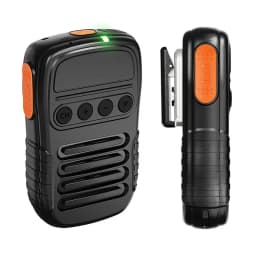 UNIWA BM008 Zello Walkie Talkie Zello SOS Button PTT Button 1800mAh POC Handheld Wireless BT Microphone 3W/8Ω (108dB)