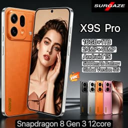 SURGAZE High-Performance X9S Pro Smartphone 16GB+1TB Android15 5000mAh 6.9-inch 5G Dual SIM Global Version Mobile Phone Arrival