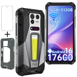 Unihertz 8849 TANK 5 Rugged 5G Smartphone with 2K Projector 9400e CPU 3K AMOLED 17600mAh 18+512GB Support ESIM WiFi 7 Android 16