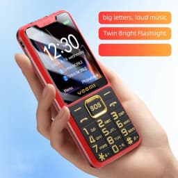 Cheap Senior Cellphone GSM 2G Slim Large Push-Button Phone For Elderly SOS Key Two Sim Dual Torch Loud Voice Speed Dial