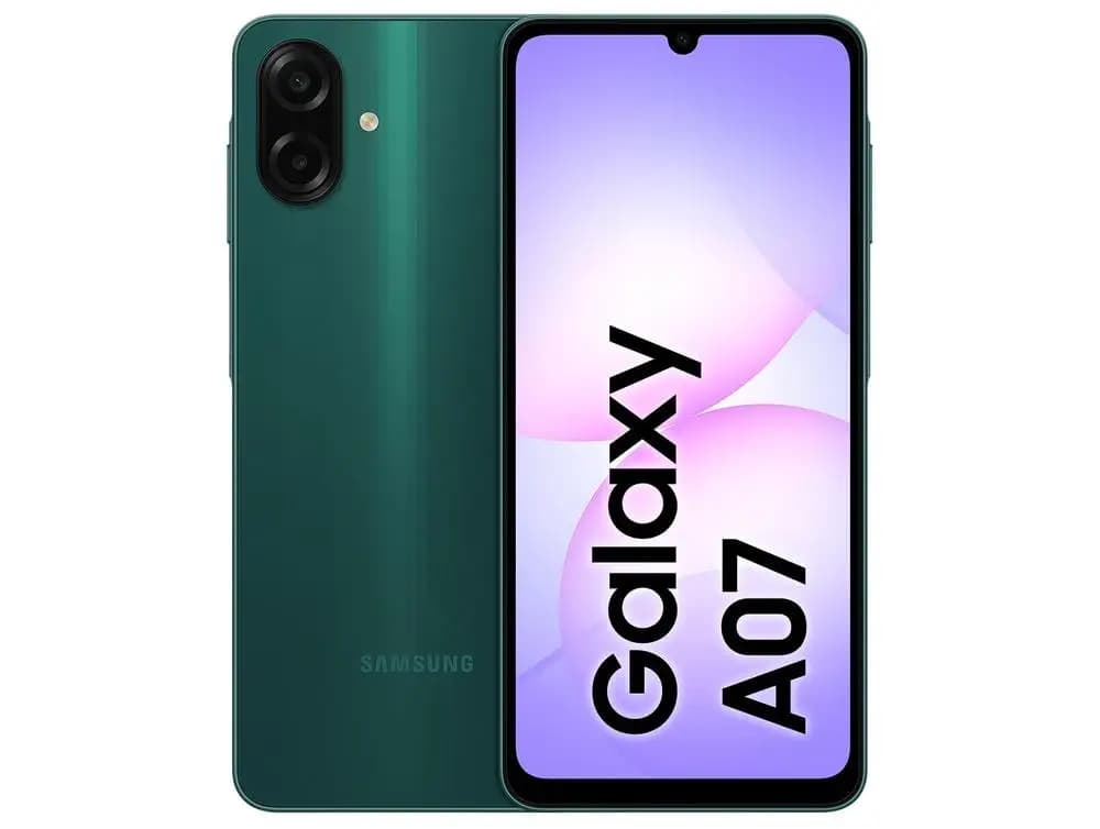 Samsung A07 Smartphone 128Gb Green 4Gb Ram 6.7" Screen Camera Dual + Selfie 8Mp