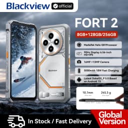 Blackview FORT 2 Smartphone, 6.78" HD+ IPS Display,MediaTek Helio G81 Processor,5000mAh Battery,Outdoor Rugged Mobile Phone