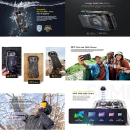 Ulefone Armor 27T Pro+ Rugged Phone 24GB+256GB 5G 6.78'' Thermal Imaging 10600mAh 33W 50MP+64MP Camera Android 15 NFC Smartphone