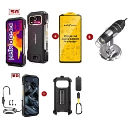 Ulefone Armor 27T Pro+ Rugged Phone 24GB+256GB 5G 6.78'' Thermal Imaging 10600mAh 33W 50MP+64MP Camera Android 15 NFC Smartphone