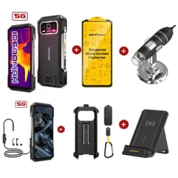 Ulefone Armor 27T Pro+ Rugged Phone 24GB+256GB 5G 6.78'' Thermal Imaging 10600mAh 33W 50MP+64MP Camera Android 15 NFC Smartphone