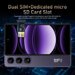 FUFFI Global Vision S25 Smartphone Android 2500mAh 8G RAM 256GB ROM 5.5 Inch 720x1612HD Cellphone 5+13MP 4G Network Mobile Phone