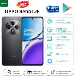 2026 New OPPO Reno12F Smartphone with 12GB RAM And 512GB Storage High-End Memory for Uninterrupted Usage