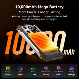 Blackview XPLORE X1 Rugged SmartPhone, 6.78" 2.4K 120Hz Display, Dimensity 7050,10000mAh Battery 55W Charging,108MP+50MP Camera