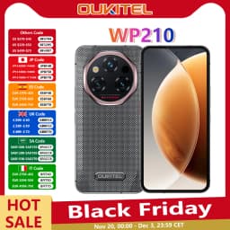 OUKITEL WP210 Rugged Phone - MTK 8200, NFC, 36GB+512GB, 8800mAh 45W, 6.7", 108MP Android15 5G WIFI6 Smartphone