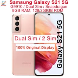 Samsung Galaxy S21 5G Dual Sim G9910 6.2" AMOLED ROM 128/256GB RAM 8GB Snapdragon NFC Octa Core Original Android Cell Phone