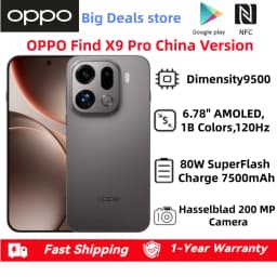 Oppo Find X9 Pro China Version Mobile Phone 6.78" AMOLED 200.0MP Camera IP69 Waterproof Wireless Charge 7500mAh Dimensity 9500