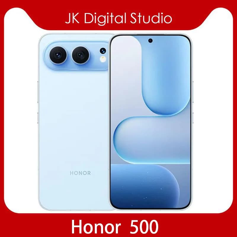 China Version New Honor 500 Snapdragon8s Gen4 6.55inch AMOLED 120Hz 8000Mah 80W Super Charger 200MP Camera NFC OTA