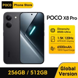 POCO X8 Pro Smartphone Global Version Dimensity 8500-Ultra 6.59" 1.5K 120Hz AMOLED display 50MP 6500mAh 100W Charging 5G NFC