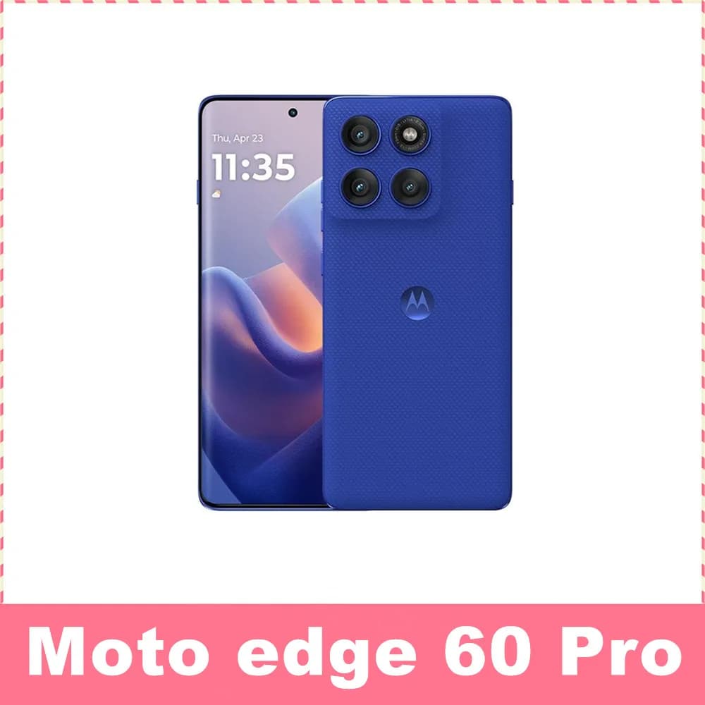 Moto Edge 60 Pro 6.7Inch 2712*1220 OLED 120Hz 6000mAh Battery 90W Supports Wireless Charging 50MP