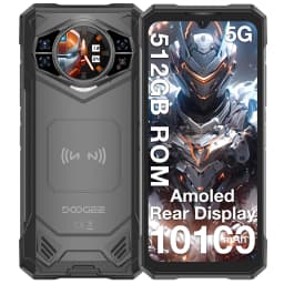 DOOGEE S200 X 5G Rugged Phone 32GB+512GB 6.72" FHD+ 120Hz Display Dimensity 7050 10100mAh Battery 100MP Camera NFC Smartphone