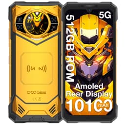 DOOGEE S200 X 5G Rugged Phone 32GB+512GB 6.72" FHD+ 120Hz Display Dimensity 7050 10100mAh Battery 100MP Camera NFC Smartphone