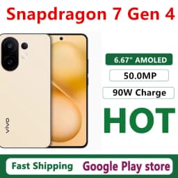 Original Vivo S30 Mobile Phone 6.67" AMOLED 120HZ 50.0MP Camera 90W Charge 6500mAh Battery Android 15.0 Snapdragon 7 Gen 4 OTA