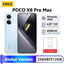POCO X8 Pro Max 5G Smartphone Global Version 8500mAh battery 6.83'' 1.5K AMOLED Display Dimensity 9500s NFC