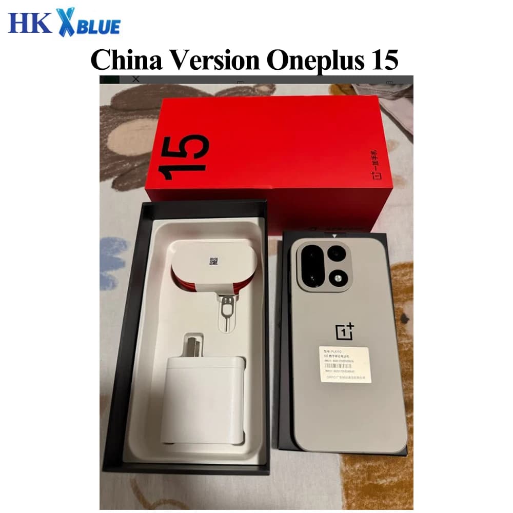 Global Rom OnePlus 15 Oxygen OS Snapdragon 8 Elite Gen 5 Battery 7300mAh 120W SuperVOOC 50W Wireless 6.78 Inch 50MP OIS NFC OTA