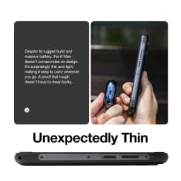 AGM H MAX Rugged Smartphone 8+256GB 10000mAh Battery HD+ Display 3 Card Slot NFC OTG Reverse Charge Waterproof Smartphone