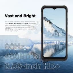 AGM H MAX Rugged Smartphone 8+256GB 10000mAh Battery HD+ Display 3 Card Slot NFC OTG Reverse Charge Waterproof Smartphone