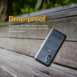 AGM H MAX Rugged Smartphone 8+256GB 10000mAh Battery HD+ Display 3 Card Slot NFC OTG Reverse Charge Waterproof Smartphone