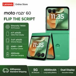 Global Version Motorola Razr 60 6.7'' 1.5K 120Hz P OLED Display MediaTek Dimensity 7400 IP68 Cellphone 4500mAh 33W Fast Charging