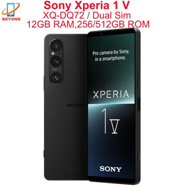 Sony Xperia 1 V 1V 5G XQ-DQ54 1 SIM / XQ-DQ72 SIMs 212G+256 ROM 6.5"OLED Snapdragon 8 Gen 2 Octa Core NFC Original Cell Phone
