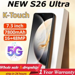 K-Touch Mobile Phones For S26 Ultra Smartphone Android Smartphone 5G Cell phone 7.3 Inch 16+48MP 22GB+2TB 7800mAh 5G Dual SIM Face Unlocked Cellphones