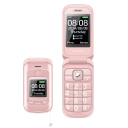 Mafam F899 Senior Flip Dual Display Feature Phone SOS 2Sim Big Button Dial Torch Clamshell Mobile Retro Style Durable Phone