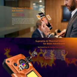 Oukitel WP500 Ultra Rugged Phone Thermal Imaging 12GB+1TB 108MP Camera 6.78'' Android 16 10000mAh MTK Dimensity 8300 NFC 5G