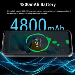 Global Version W&O X200 4G 6.53Inch Business Smartphones Android 10.0 4GB 64GB Mobile Phone Dual SIM 4800mAh 13MP Camera 128GBTF