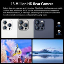 Global Version W&O X200 4G 6.53Inch Business Smartphones Android 10.0 4GB 64GB Mobile Phone Dual SIM 4800mAh 13MP Camera 128GBTF